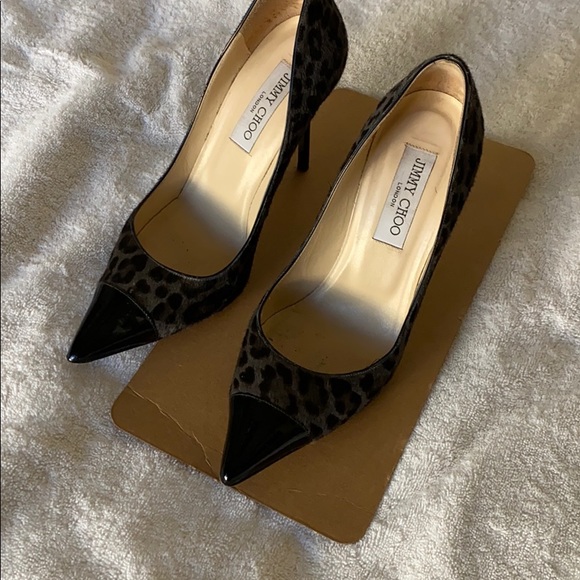 jimmy choo karlotta peep toe heels